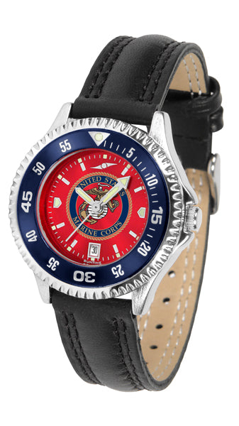US Marines Competitor Ladies Watch - AnoChrome - Color Bezel