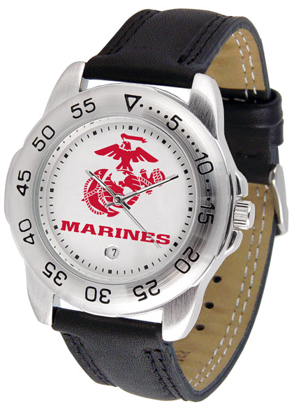 US Marines Sport Leather Men’s Watch
