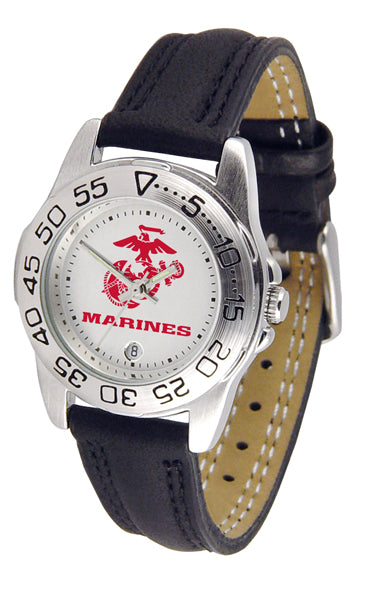US Marines Sport Leather Ladies Watch
