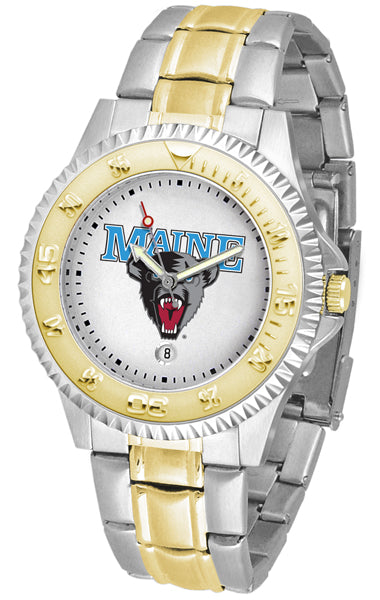 Maine Black Bears Competitor Two-Tone Men’s Watch