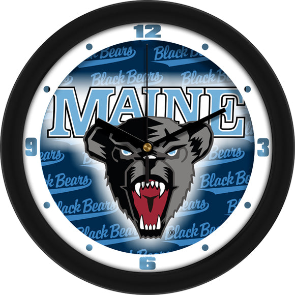 Maine Black Bears Wall Clock - Dimension