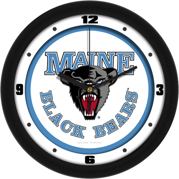 Maine Black Bears Wall Clock - Traditional