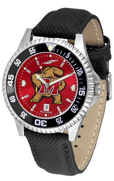 Maryland Terrapins Competitor Men’s Watch - AnoChrome - Color Bezel