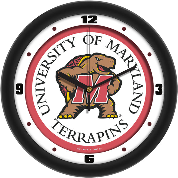 Maryland Terrapins Wall Clock - Traditional