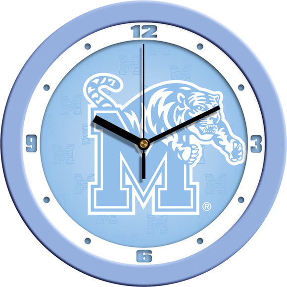 Memphis Tigers Wall Clock - Baby Blue