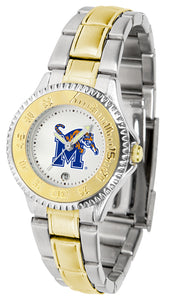 Memphis Tigers Competitor Two-Tone Ladies Watch