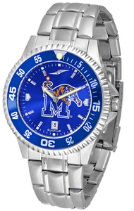 Memphis Tigers Competitor Steel Men’s Watch - AnoChrome- Color Bezel