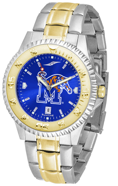 Memphis Tigers Competitor Two-Tone Men’s Watch - AnoChrome