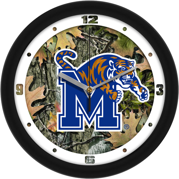 Memphis Tigers Wall Clock - Camo
