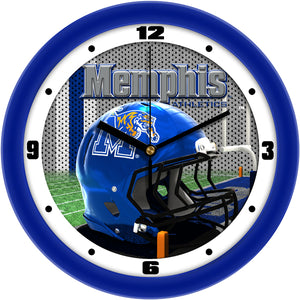 Memphis Tigers Wall Clock - Football Helmet