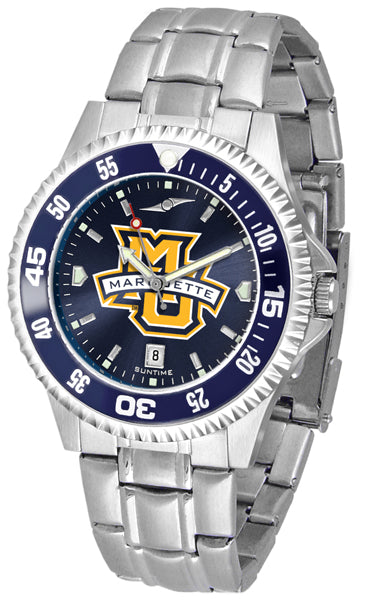 Marquette Competitor Steel Men’s Watch - AnoChrome- Color Bezel