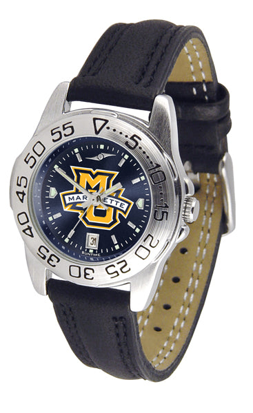 Marquette Sport Leather Ladies Watch - AnoChrome