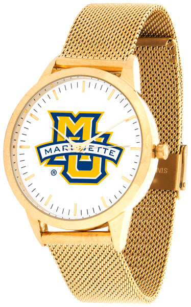 Marquette Statement Mesh Band Unisex Watch - Gold