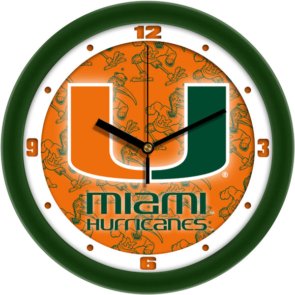 Miami Hurricanes Wall Clock - Dimension