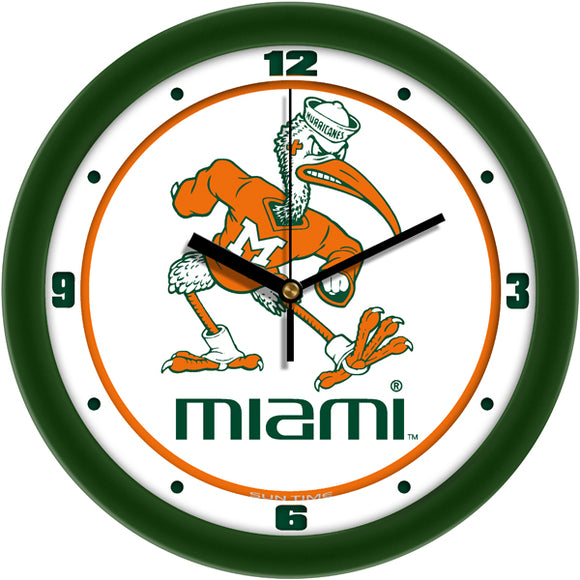Miami Hurricanes Wall Clock - Traditional