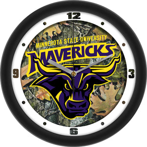 Minnesota State Wall Clock - Camo