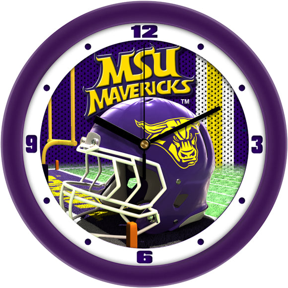 Minnesota State Wall Clock - Football Helmet