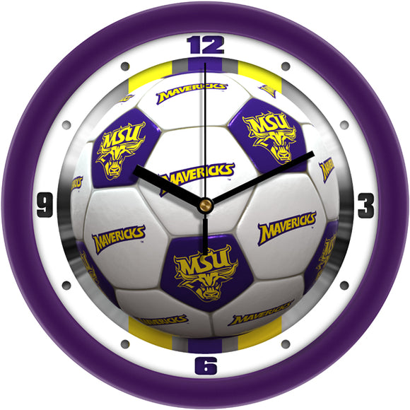 Minnesota State Wall Clock - Soccer