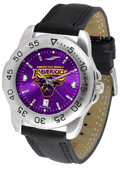 Minnesota State Sport Leather Men’s Watch - AnoChrome