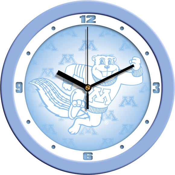 Minnesota Gophers Wall Clock - Baby Blue