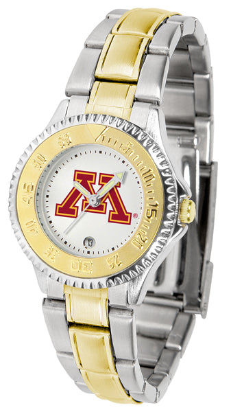 Minnesota Gophers Competitor Two-Tone Ladies Watch