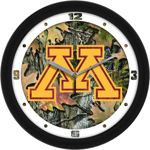 Minnesota Gophers Wall Clock - Camo