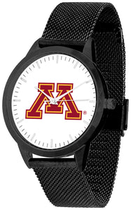 Minnesota Gophers Statement Mesh Band Unisex Watch - Black