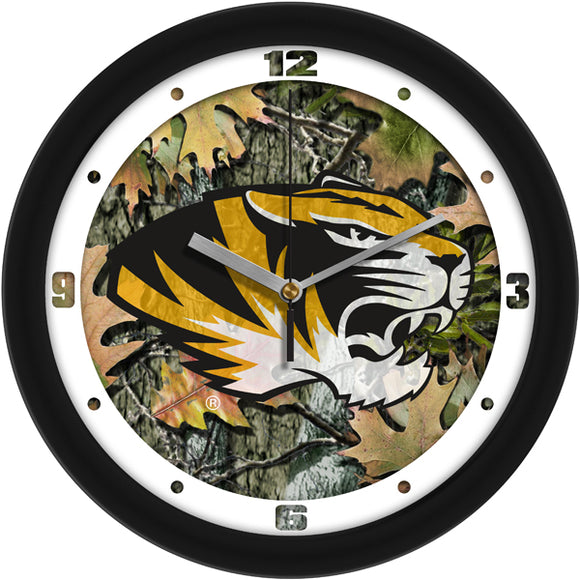 Missouri Tigers Wall Clock - Camo