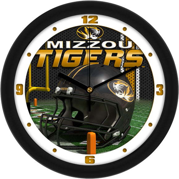 Missouri Tigers Wall Clock - Football Helmet
