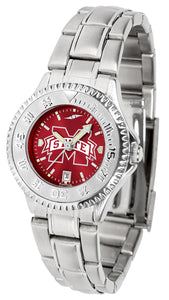Mississippi State Competitor Steel Ladies Watch - AnoChrome