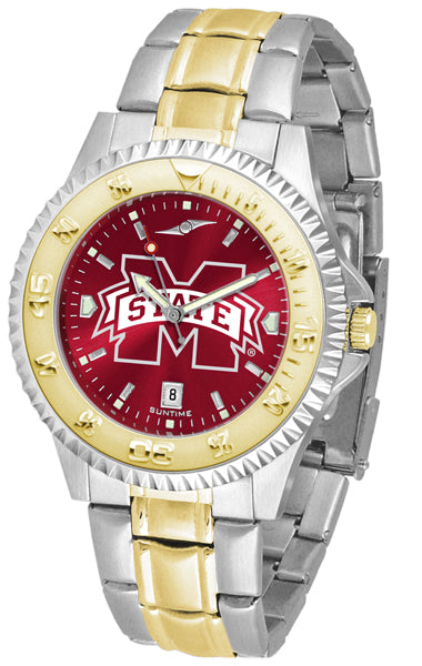 Mississippi State Competitor Two-Tone Men’s Watch - AnoChrome