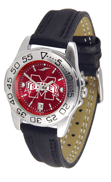 Mississippi State Sport Leather Ladies Watch - AnoChrome