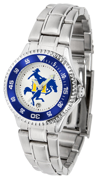 McNeese State Competitor Steel Ladies Watch