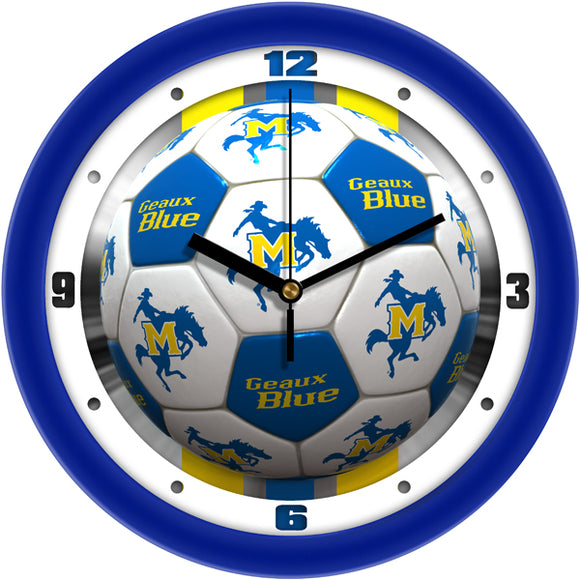 McNeese State Wall Clock - Soccer
