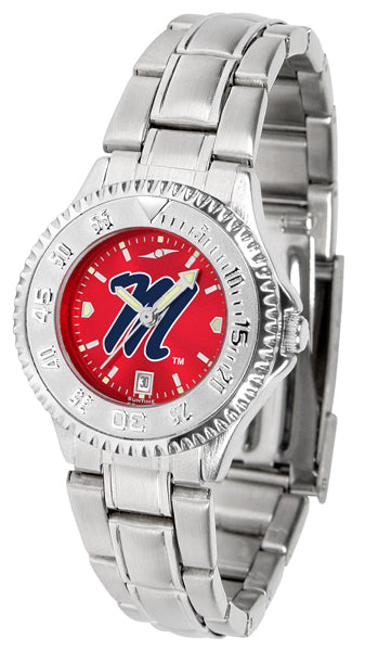 Mississippi Rebels Competitor Steel Ladies Watch - AnoChrome