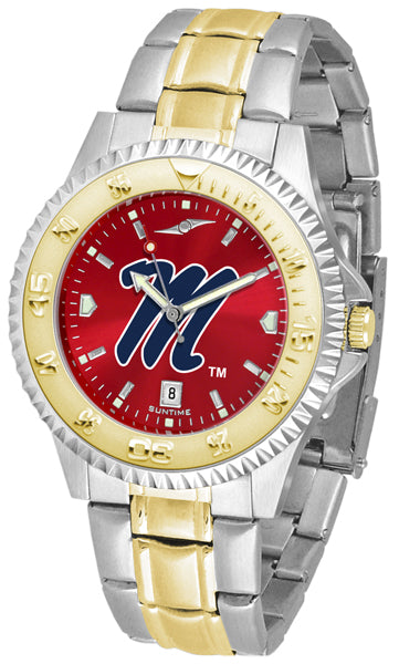 Mississippi Rebels Competitor Two-Tone Men’s Watch - AnoChrome