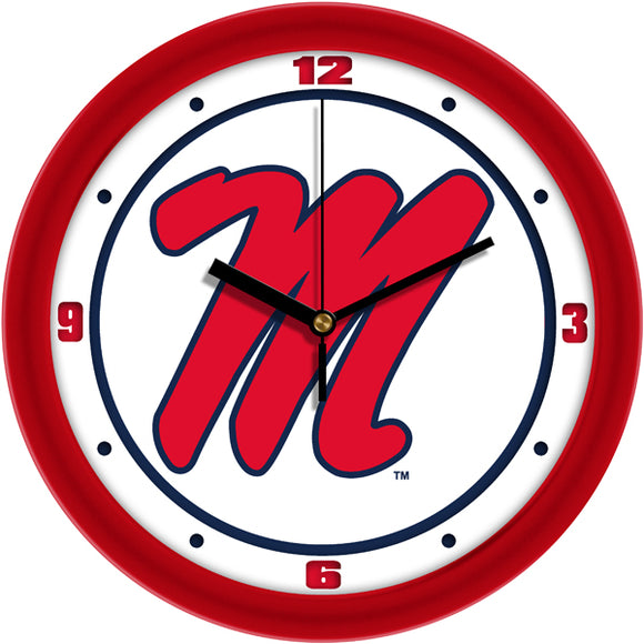 Mississippi Rebels Wall Clock - Traditional