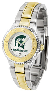 Michigan State Competitor Two-Tone Ladies Watch