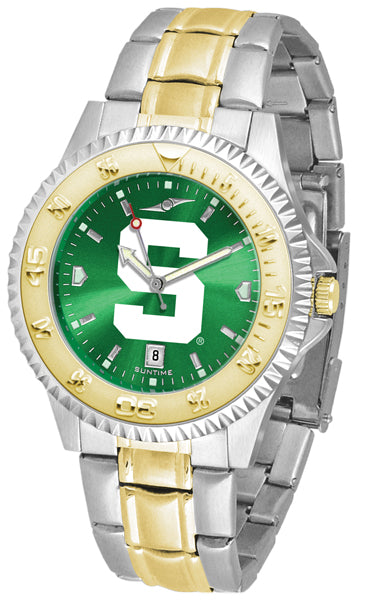 Michigan State Competitor Two-Tone Men’s Watch - AnoChrome