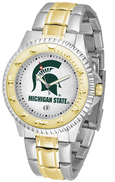Michigan State Competitor Two-Tone Men’s Watch