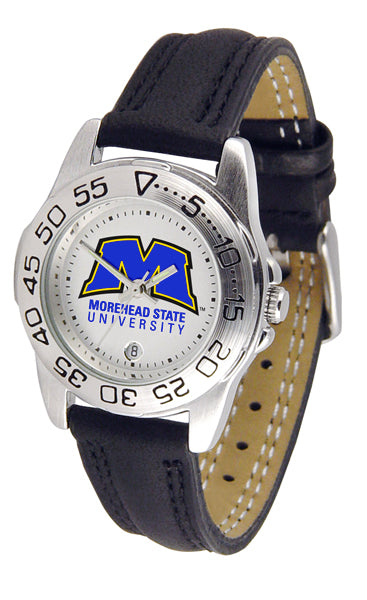 Morehead State Sport Leather Ladies Watch