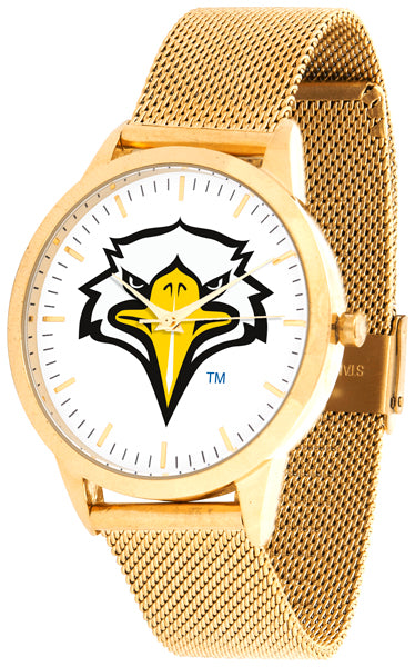 Morehead State Statement Mesh Band Unisex Watch - Gold