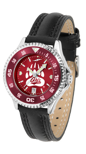 Montana Grizzlies Competitor Ladies Watch - AnoChrome - Color Bezel