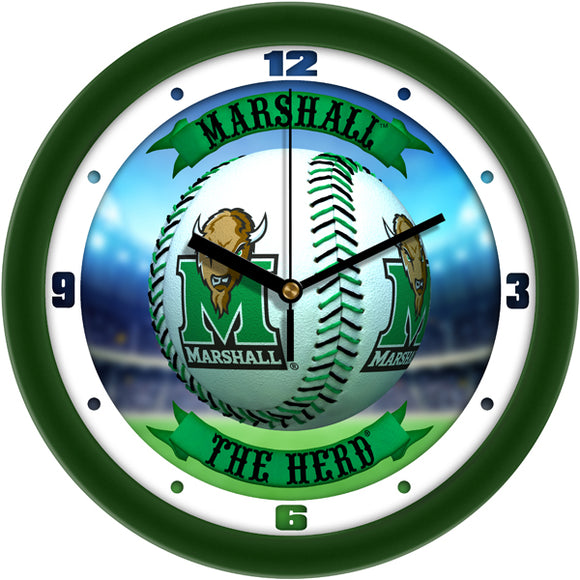 Marshall Wall Clock - Baseball Home Run