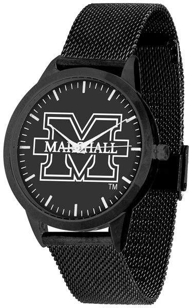 Marshall Statement Mesh Band Unisex Watch - Black - Black Dial