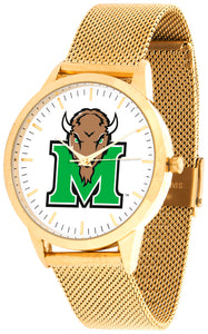 Marshall Statement Mesh Band Unisex Watch - Gold