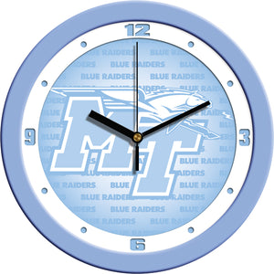 Middle Tennessee Wall Clock - Baby Blue