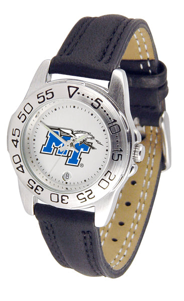 Middle Tennessee Sport Leather Ladies Watch