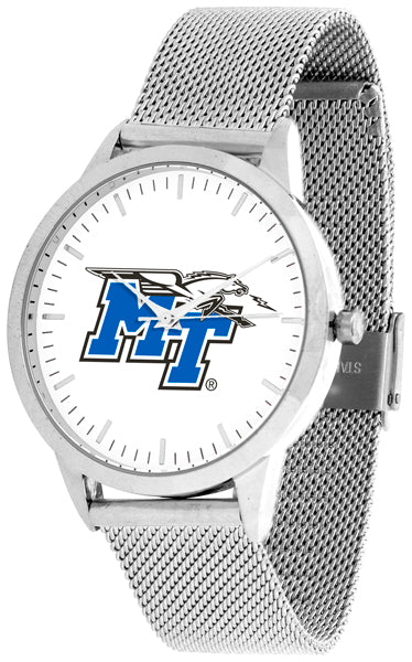 Middle Tennessee Statement Mesh Band Unisex Watch - Silver