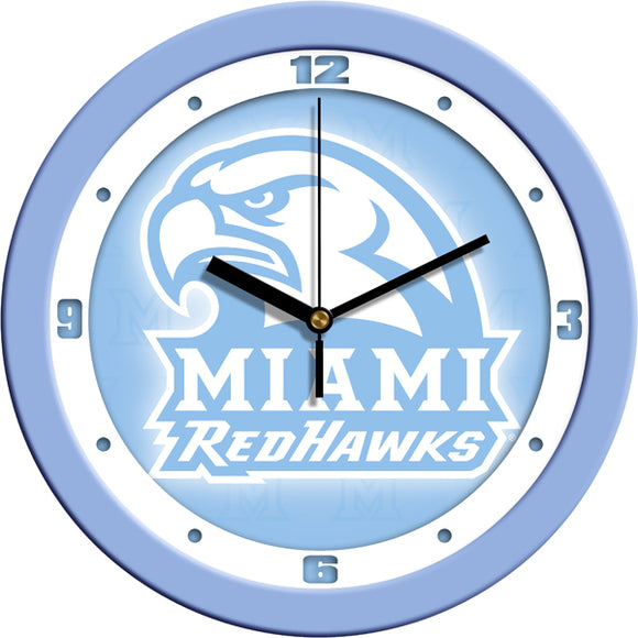 Miami Ohio Wall Clock - Baby Blue